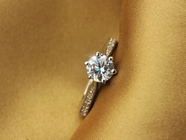 Classic Silver Diamond Ring