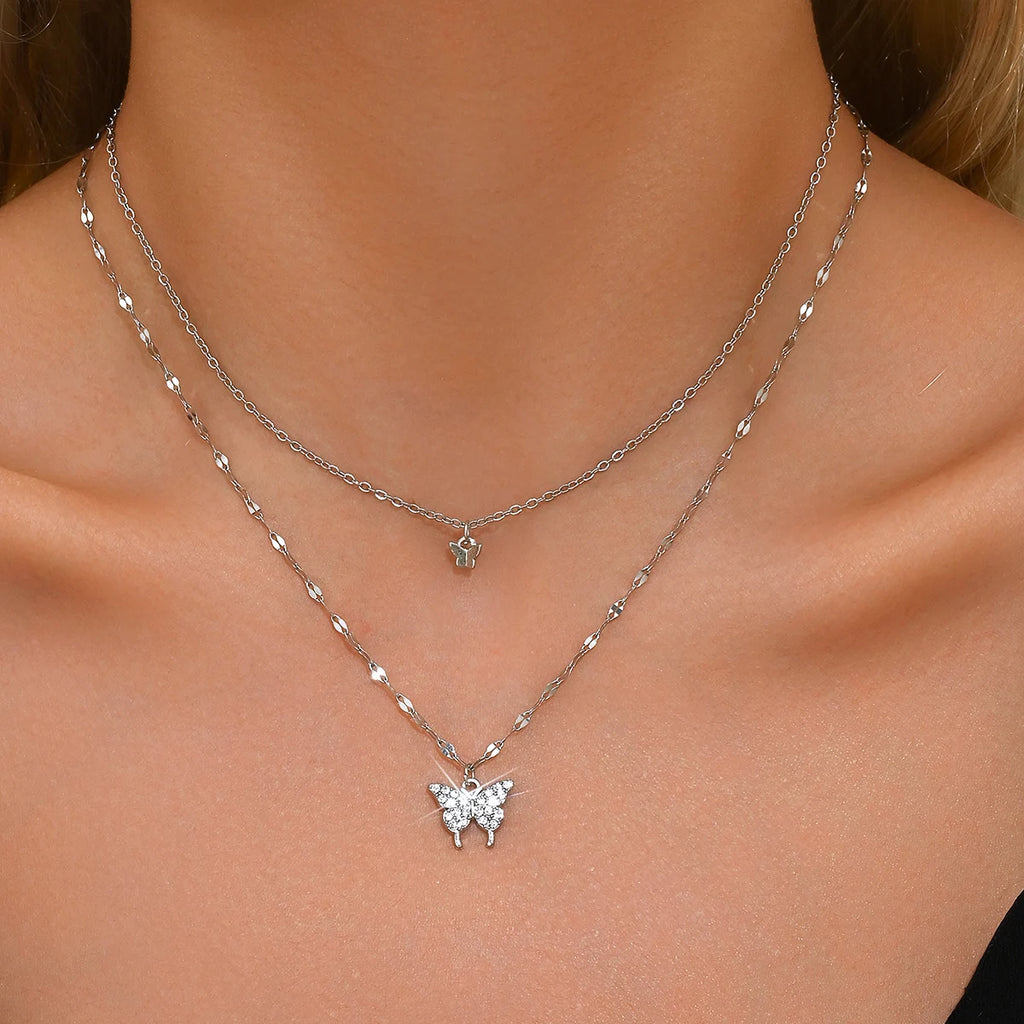 Elegant Wings Collar Chain
