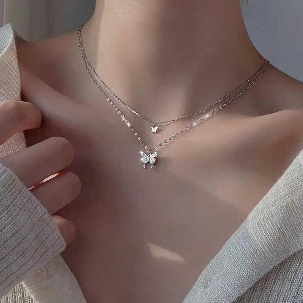 Elegant Wings Collar Chain